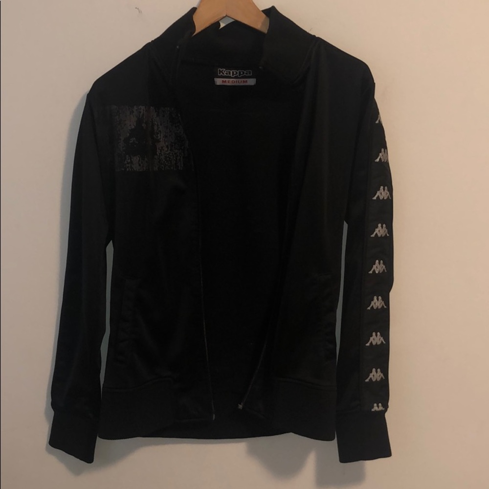 Kappa Black Zip Up Jacket